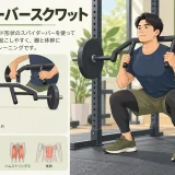 スパイダーバースクワットのやり方｜特徴・重量・安全設定