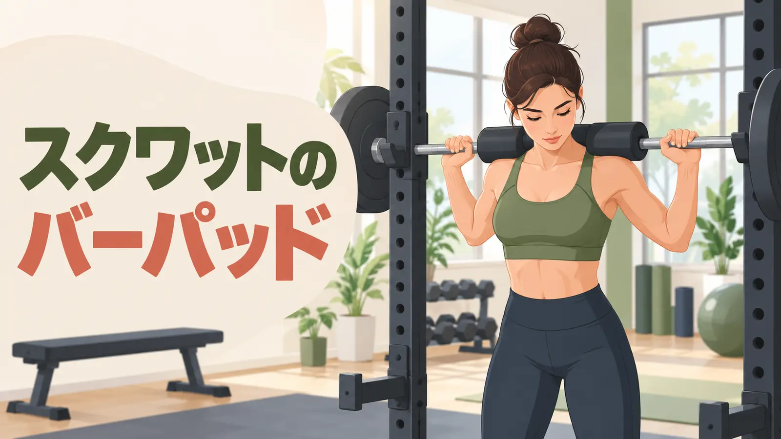 スクワット用バーパッドのアイキャッチ