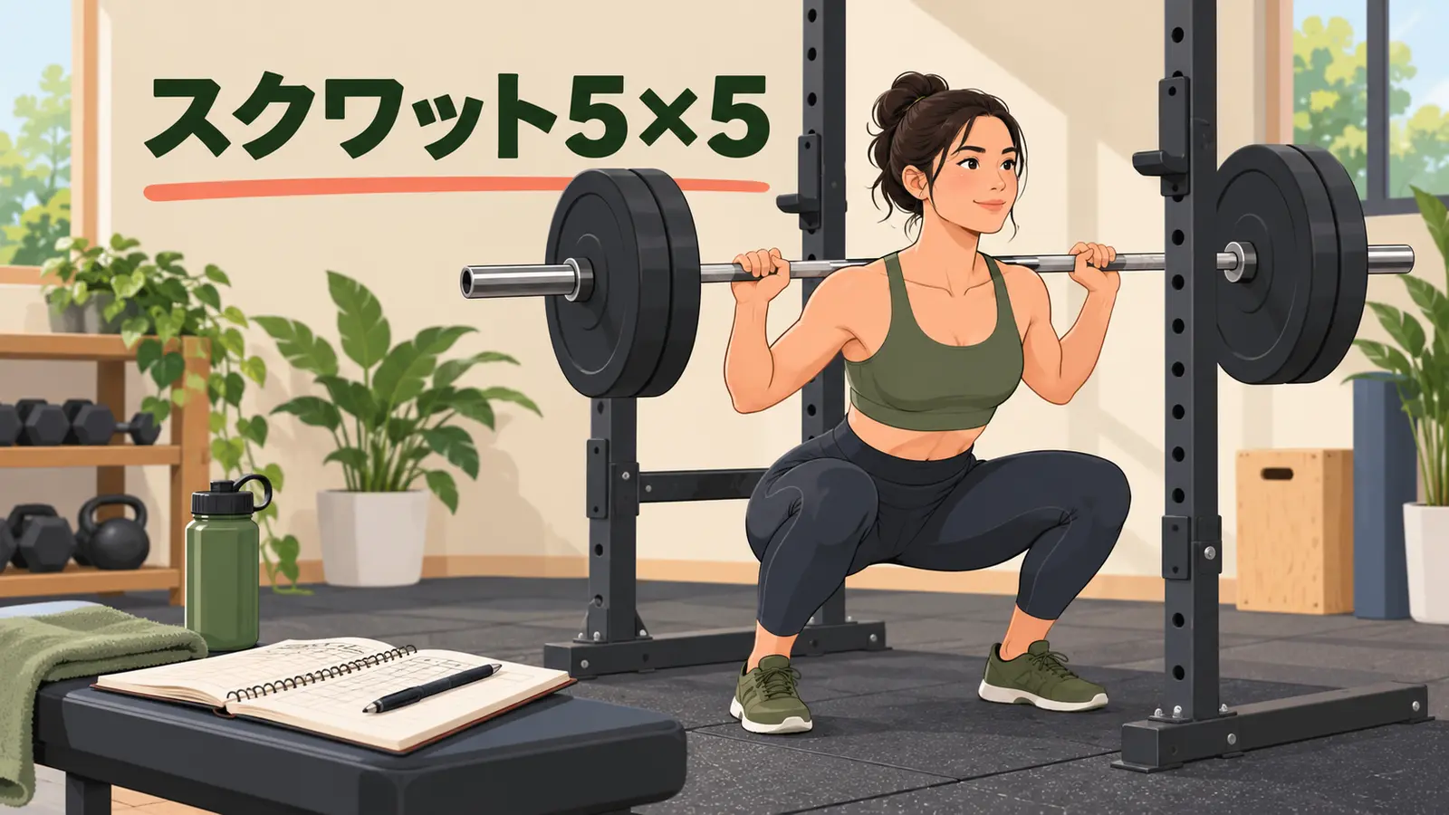 スクワット5×5のアイキャッチ