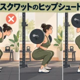 スクワットでお尻が先に上がる動きと改善フォーム