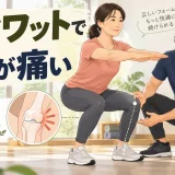 スクワットで膝が痛いときのフォーム調整