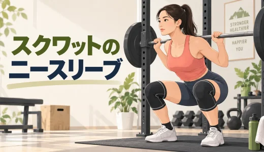スクワットのニースリーブは必要？効果・選び方・使い方
