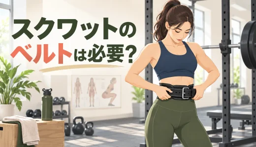 スクワットのリフティングベルトは必要？選び方と締め方