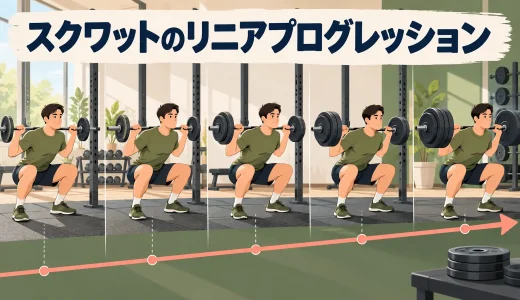 スクワットのリニアプログレッション｜重量の増やし方と停滞対策
