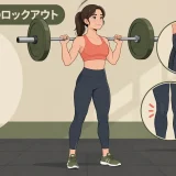 スクワットの立ち切り姿勢