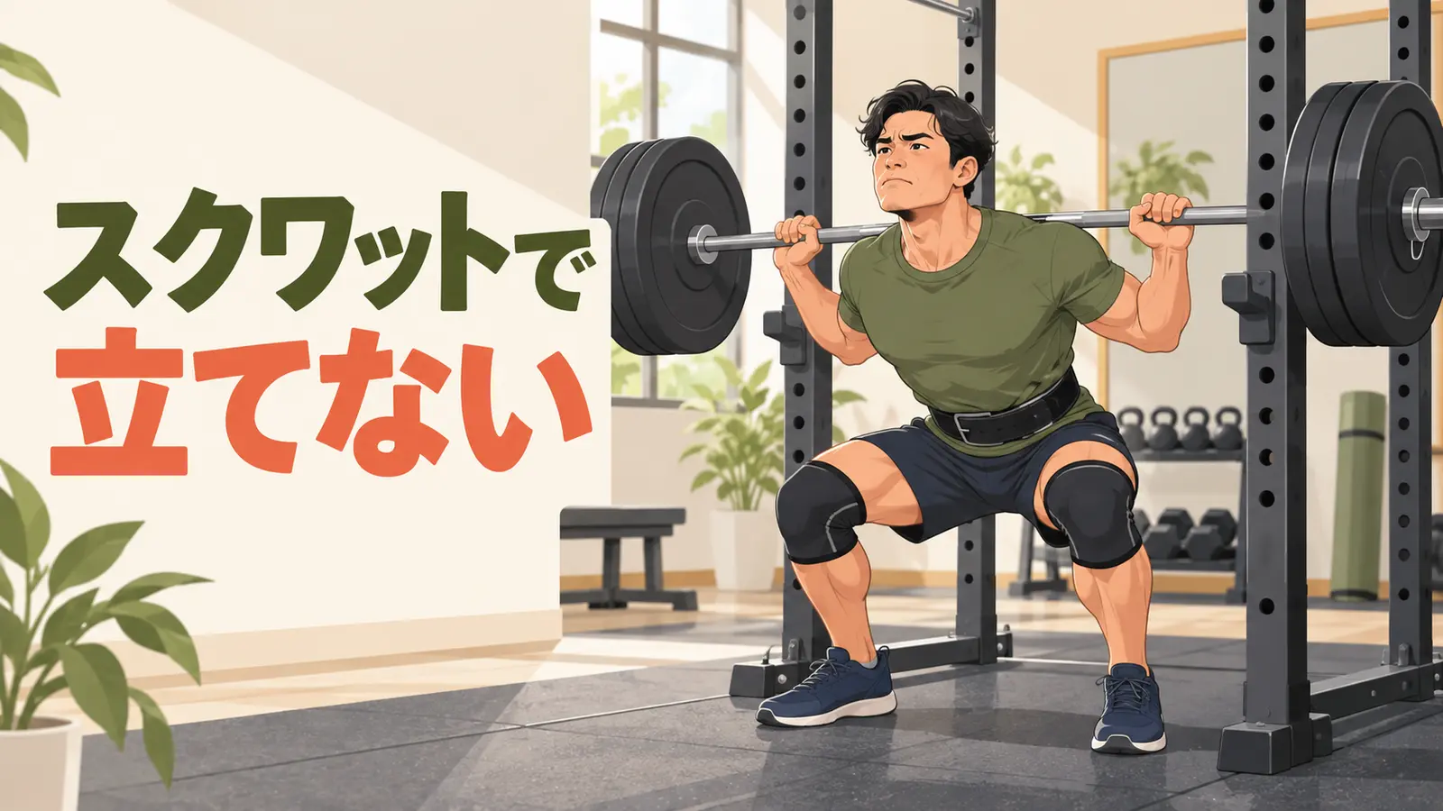 スクワットで立てない位置のアイキャッチ
