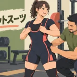 パワーリフティング用スクワットスーツ