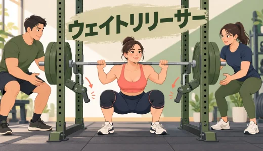 ウェイトリリーサーを使うスクワット｜設定・外れ方・安全対策