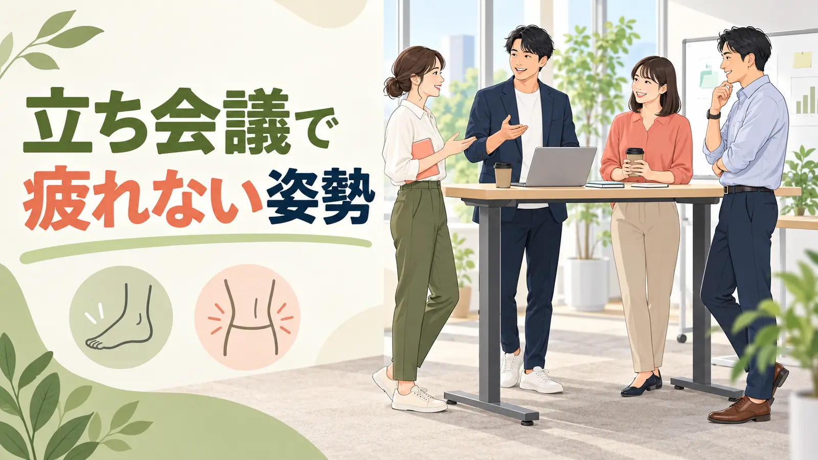 立ち会議のポイントを紹介するアイキャッチ