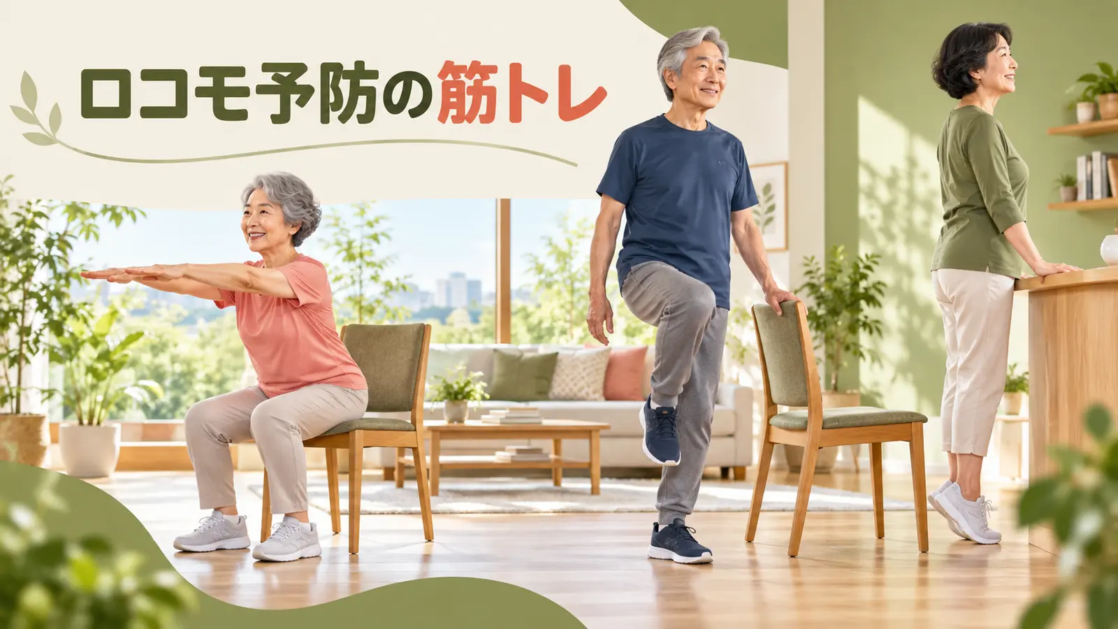 ロコモ予防の筋トレのアイキャッチ