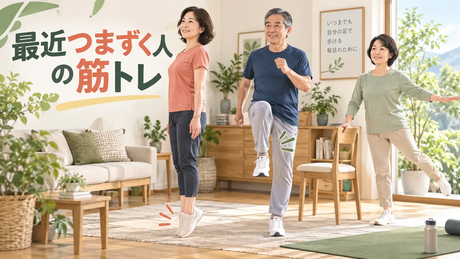 最近つまずく人の筋トレのアイキャッチ