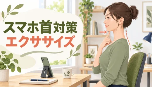 スマホ首対策エクササイズ｜あご・首・肩を整える簡単メニュー