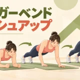 タイガーベンドプッシュアップのやり方｜前腕から手のひらへ戻るコツ