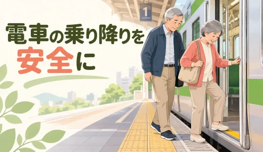 電車の乗り降りを安全にする運動｜ホームの段差・すき間に備える練習
