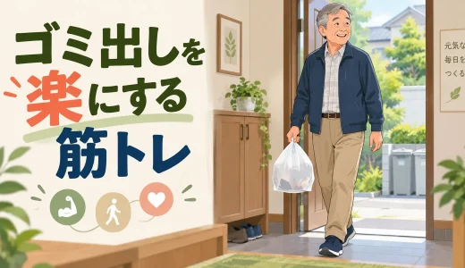 ゴミ出しを楽にする筋トレ｜袋を持つ腕・体幹・歩行力を安全に鍛える