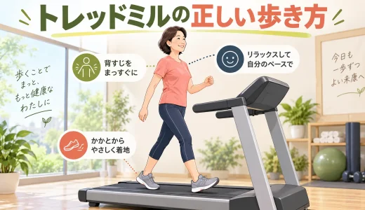 トレッドミルの正しい歩き方｜速度・姿勢・乗り降りの基本