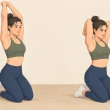 パラレッツでトライセプスエクステンションを行う様子