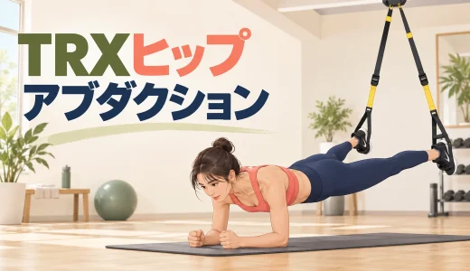 TRXヒップアブダクションのやり方｜足を外へ開いて体幹を保つコツ