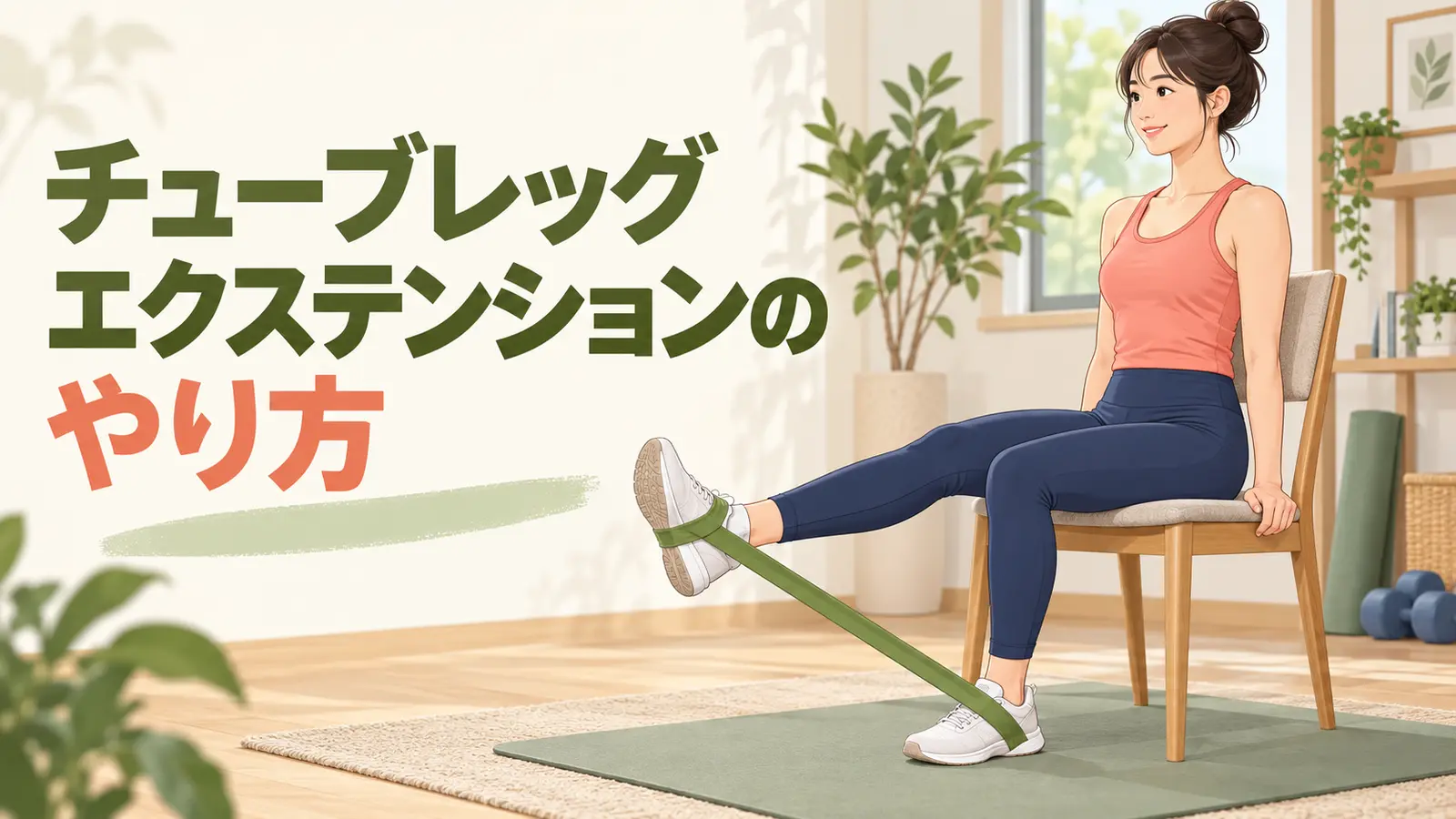 チューブレッグカールのやり方を紹介するアイキャッチ