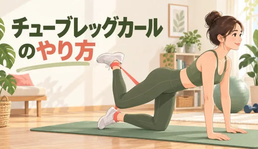 チューブレッグエクステンションのやり方｜膝を守って前ももに効かせる