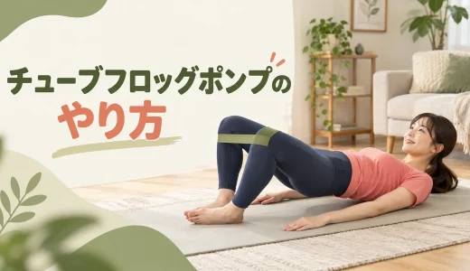 チューブモンスターウォークのやり方｜膝を保ってお尻に効かせる歩き方