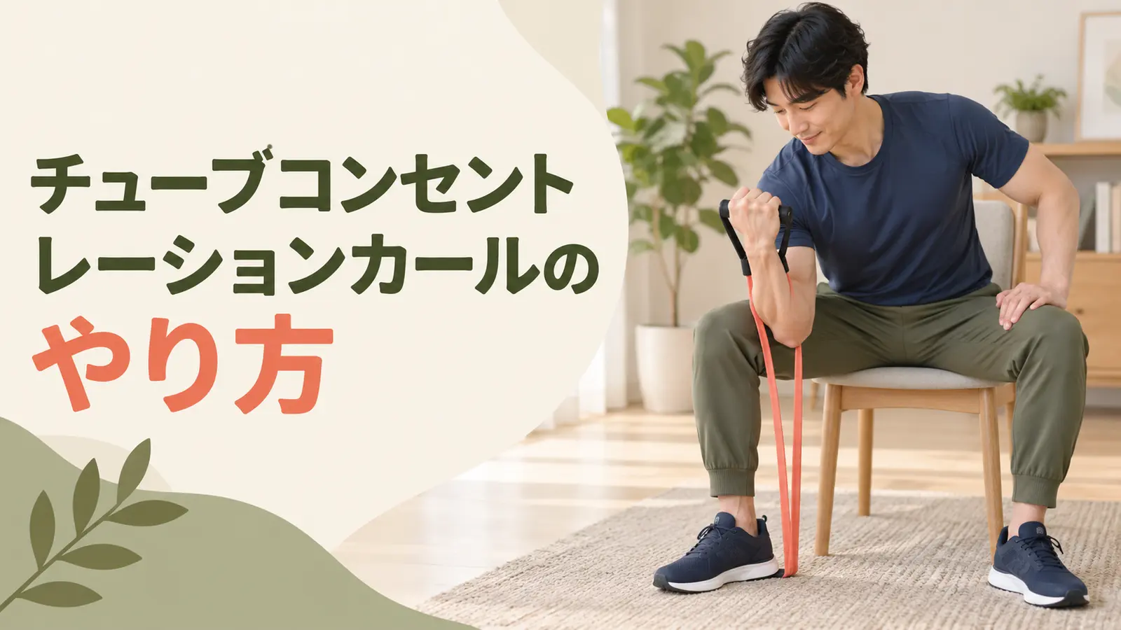 チューブウォーキングランジのやり方を紹介するアイキャッチ