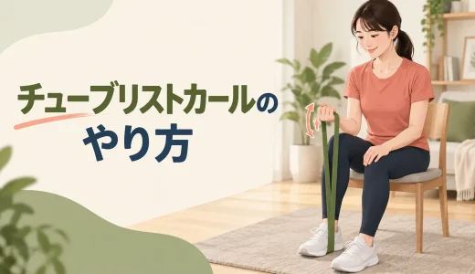 チューブリストカールのやり方｜手首を守って前腕に効かせる