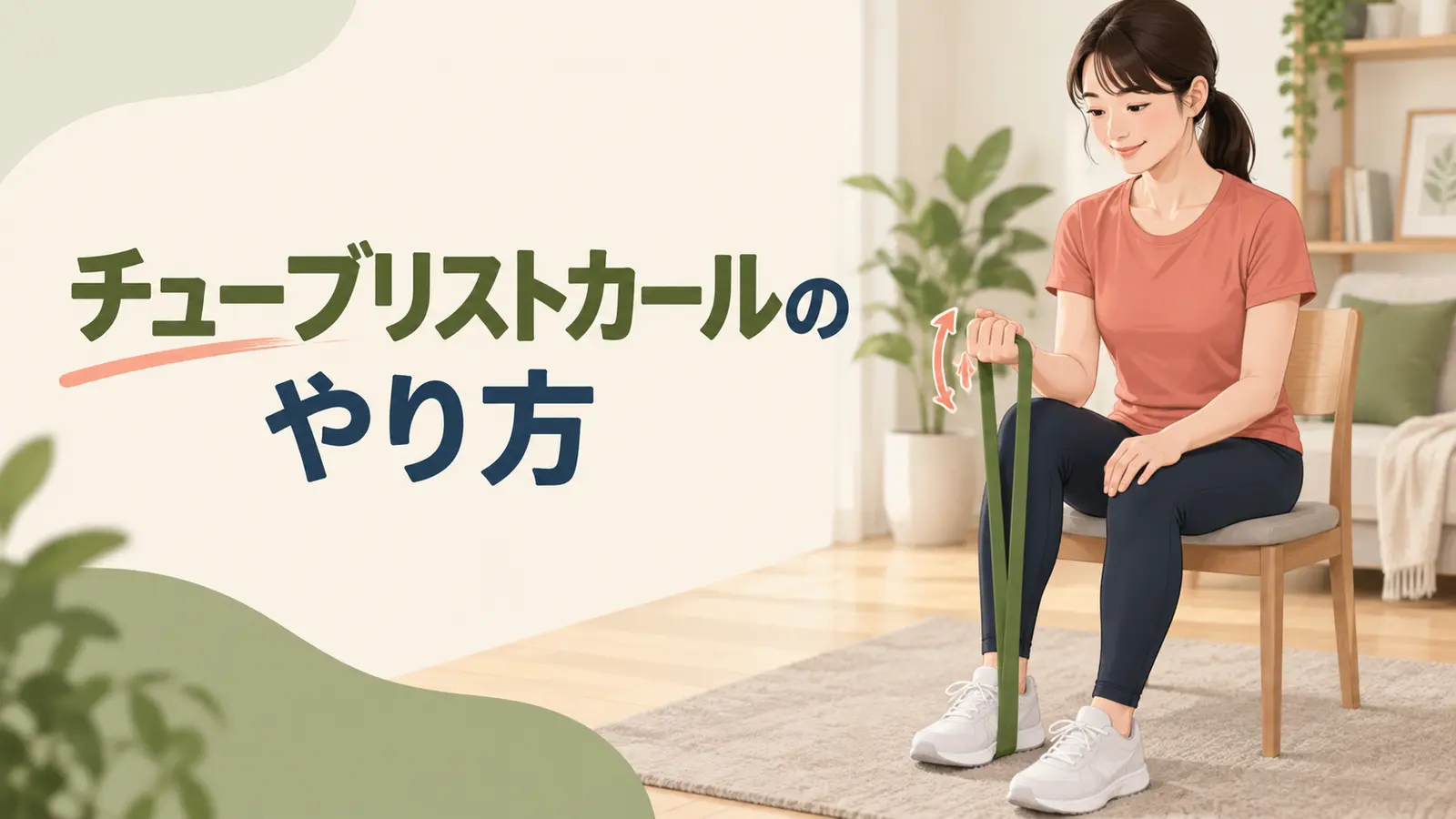 チューブリストカールのやり方を紹介するアイキャッチ