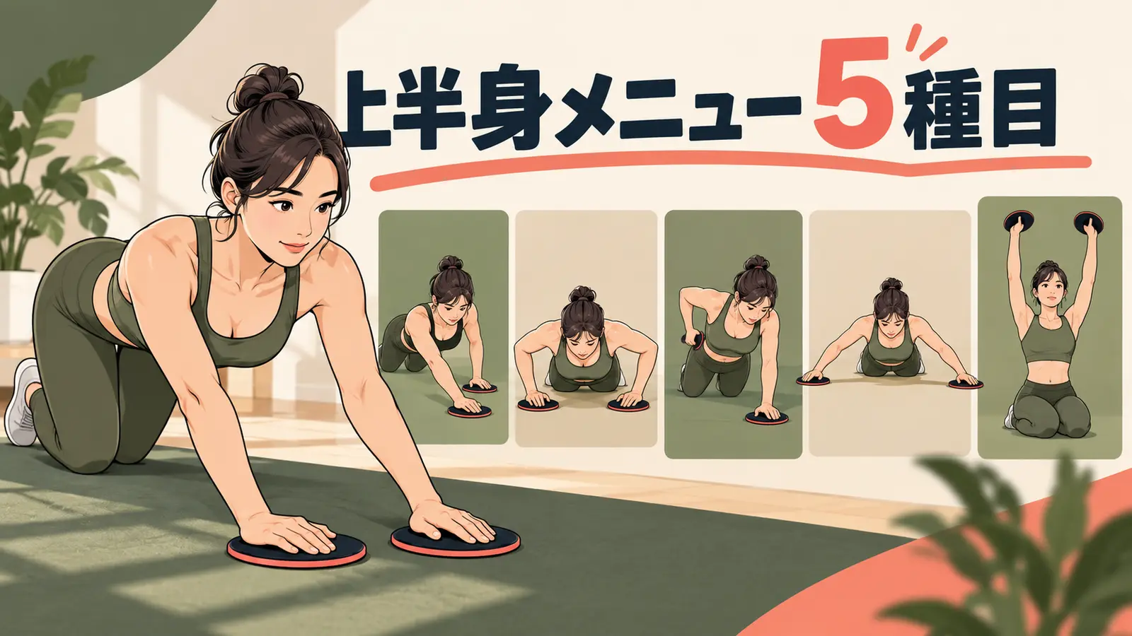 スライダー上半身メニューを解説するアイキャッチ画像