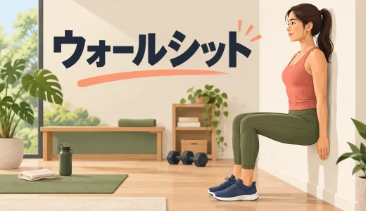 ウォールシットのやり方｜時間・角度と膝を守るフォーム