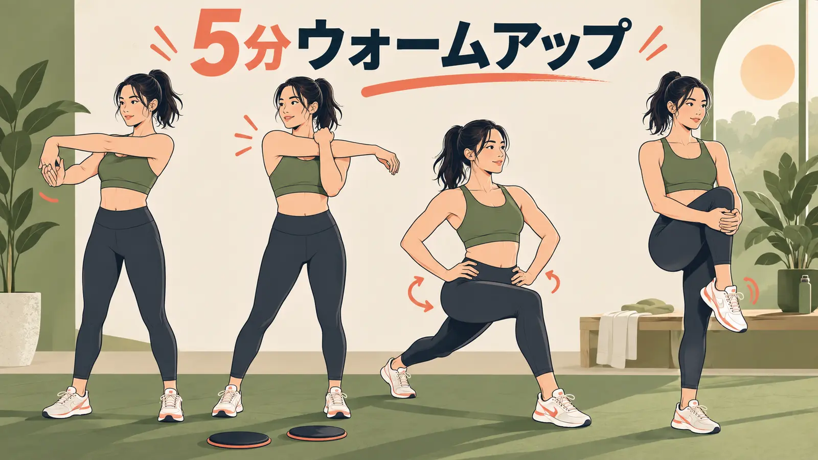 スライダー前の5分ウォームアップを解説するアイキャッチ画像