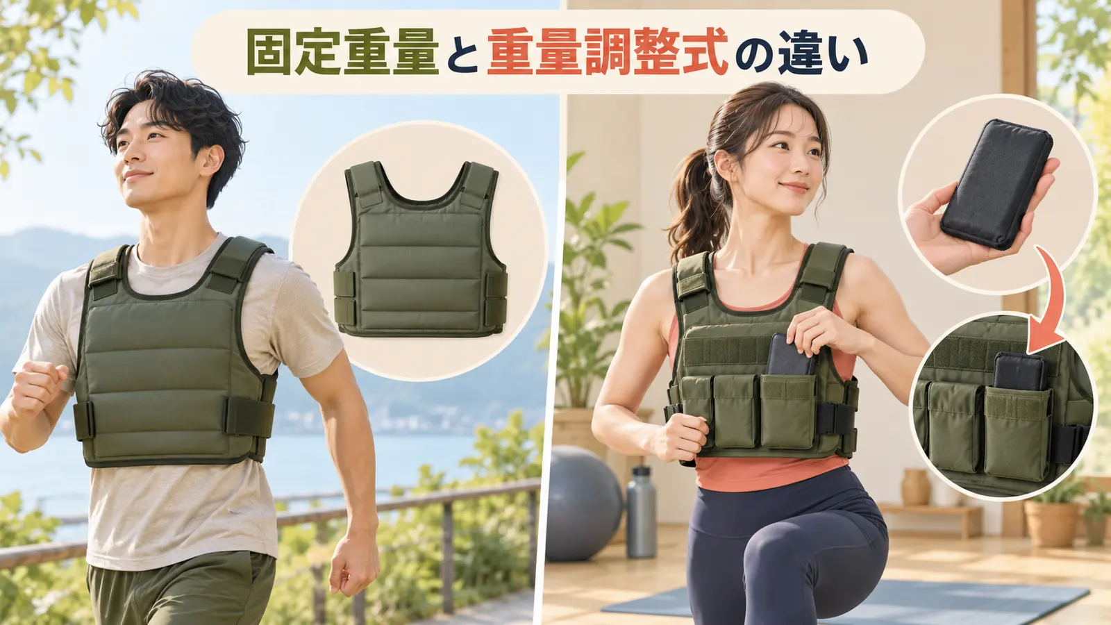 ウェイトベストランジのやり方