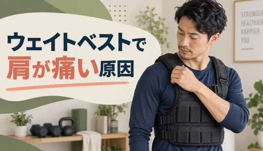 ウェイトベストで肩が痛い原因｜圧迫・重量・フィットの確認点