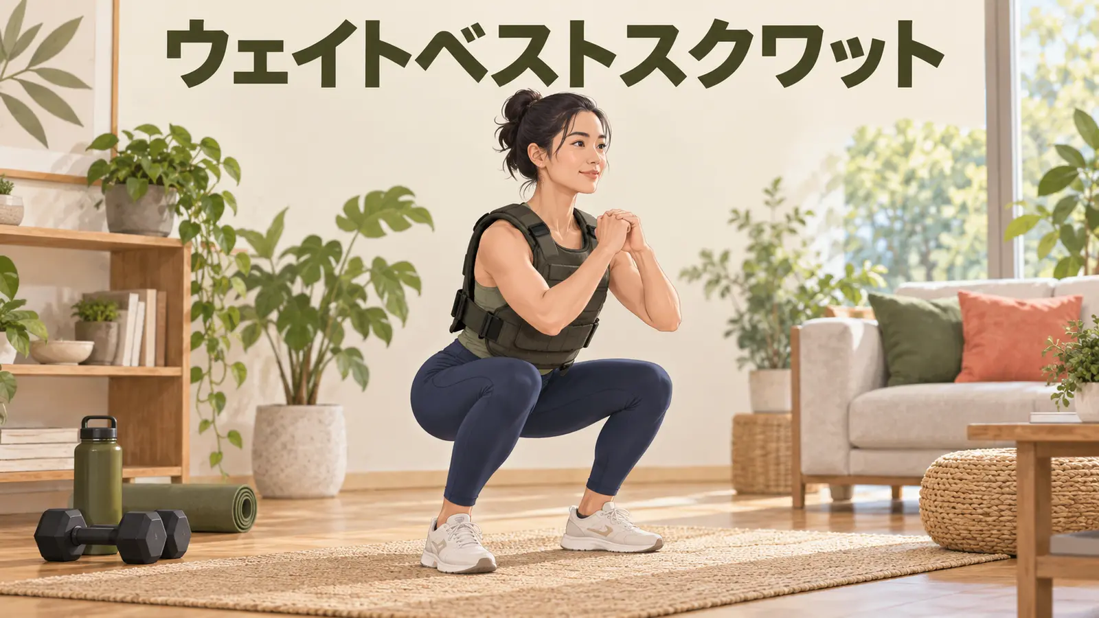 ウェイトベストウォーキングの始め方のフォームと設定