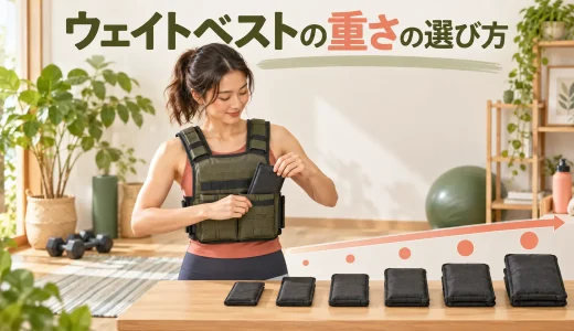 ウェイトベストの重さの選び方｜初心者の負荷調整と確認ポイント
