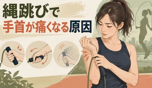 縄跳びで手首が痛くなる原因｜握り方と回旋の確認ポイント