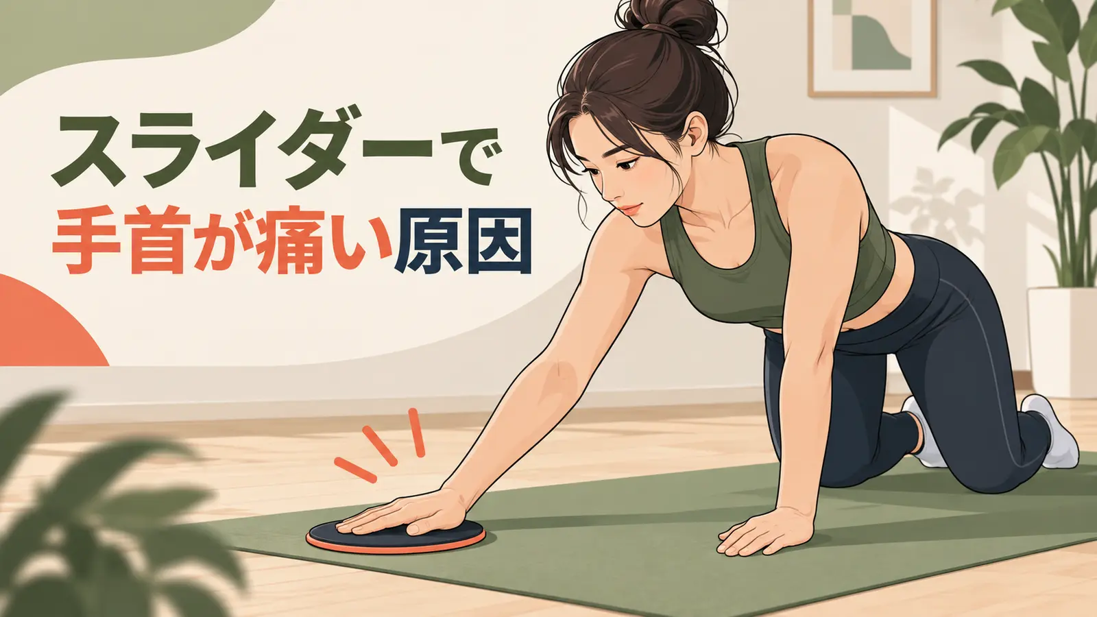 スライダーで手首が痛い原因を解説するアイキャッチ画像