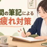 長時間の筆記で手が疲れるときの対策｜ペンの持ち方と休憩運動