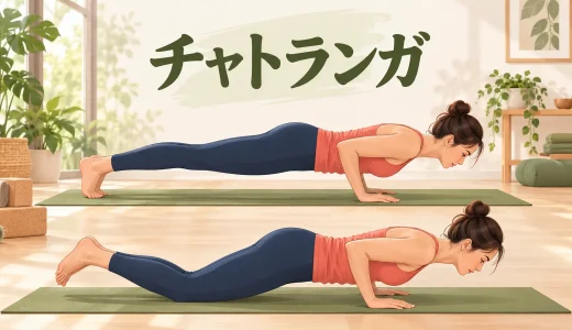 チャトランガとは？正しいやり方・肘と肩を守る初心者向け練習