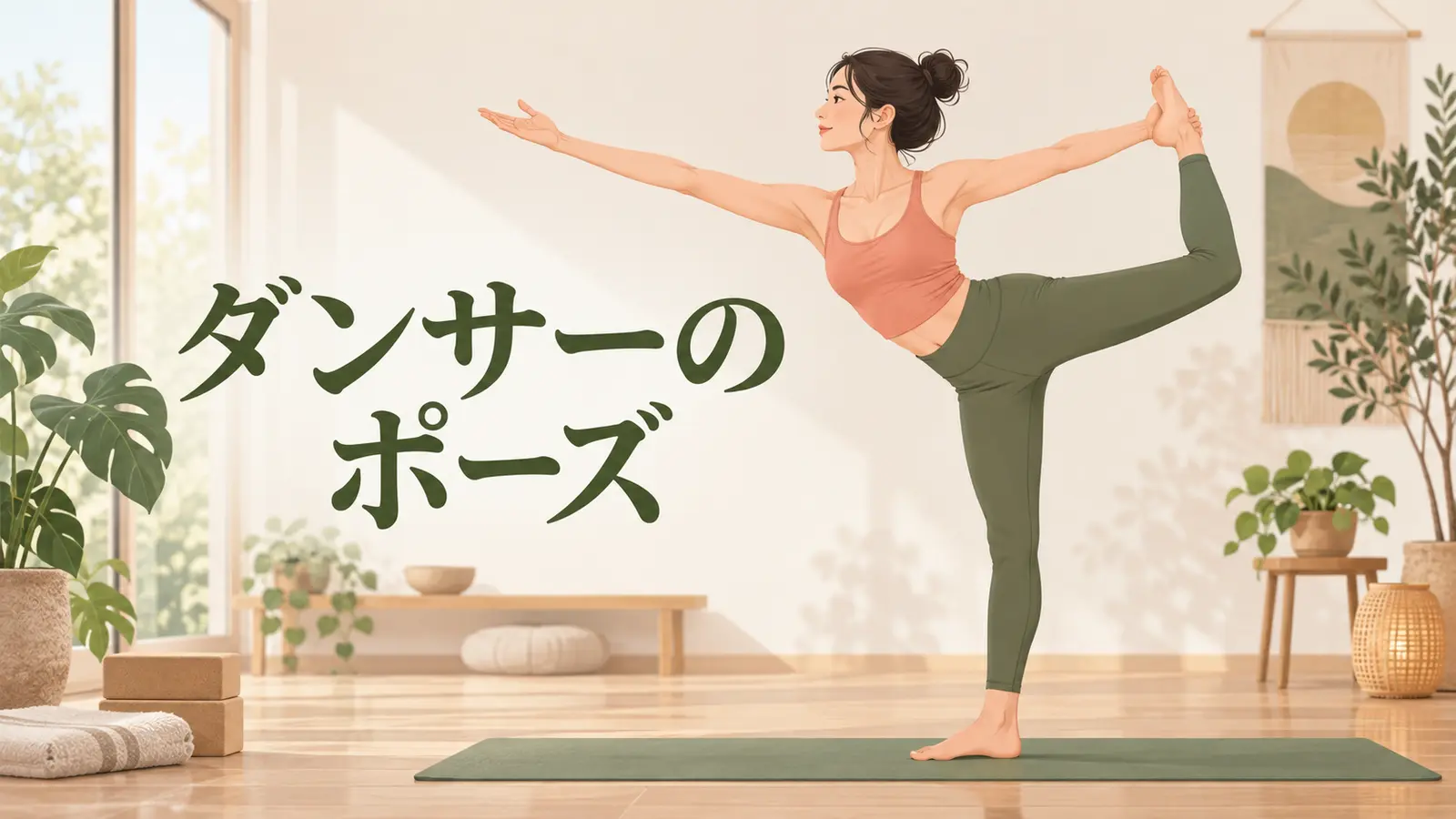 ダンサーのポーズの基本フォーム