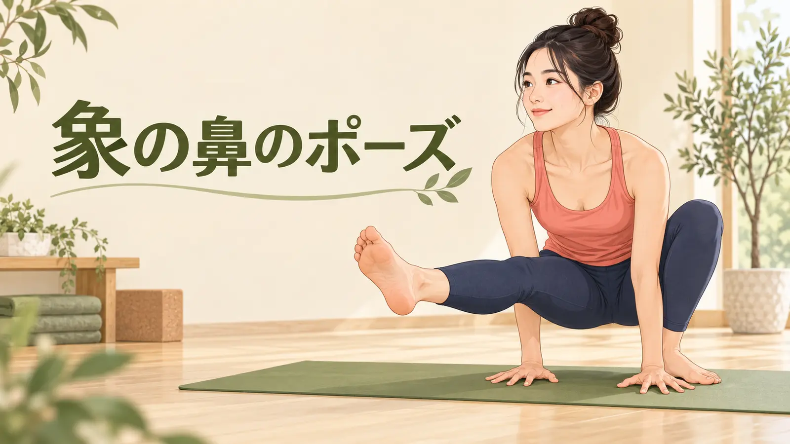 象の鼻のポーズ 象の鼻のポーズの安全な基本フォーム