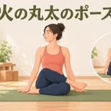 火の丸太のポーズの基本フォーム