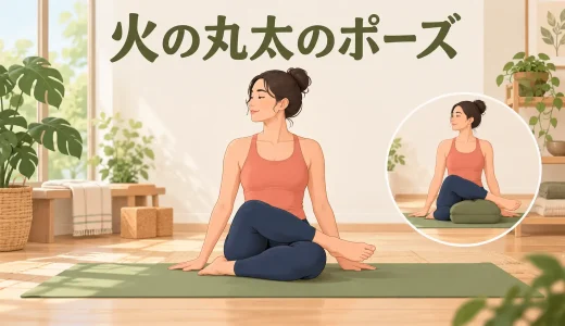 火の丸太のポーズとは？膝が浮く・股関節が痛い時の調整方法
