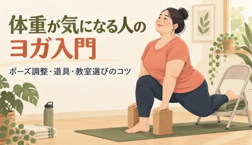 体重が気になる人のヨガ入門｜ポーズ調整・道具・教室選びのコツ
