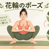 花輪のポーズのフォーム