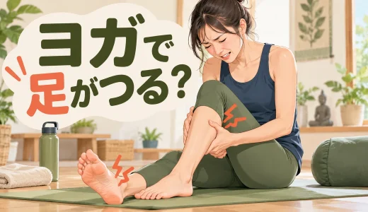 ヨガで足がつる原因は？ふくらはぎ・足裏のけいれんを防ぐ調整方法