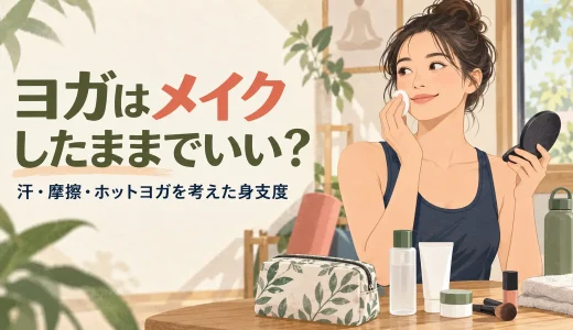 ヨガはメイクしたままでいい？汗・摩擦・ホットヨガを考えた身支度