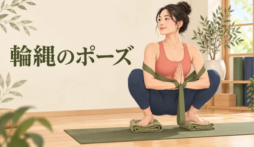輪縄のポーズとは？かかとが浮く・手が届かない時のやり方