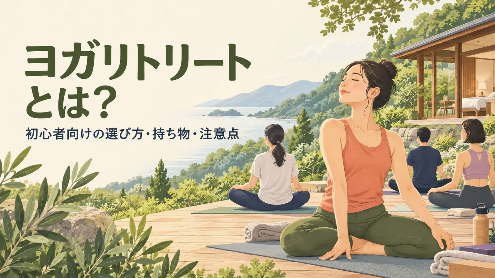 自然の中で行う初心者向けヨガリトリート