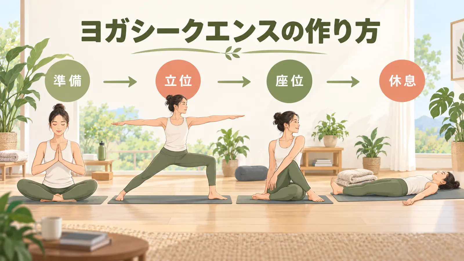 ヨガシークエンス ヨガシークエンスのフォーム